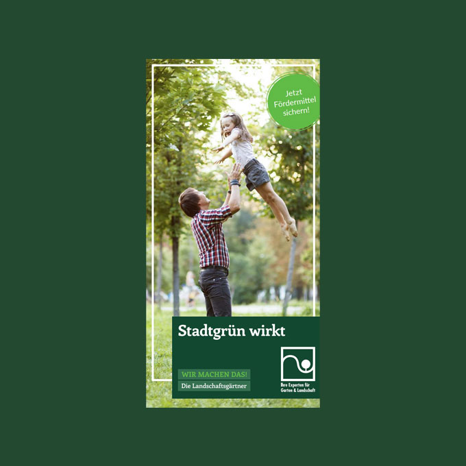 Broschüre Stadtgrün wirkt als E-Paper und als Download